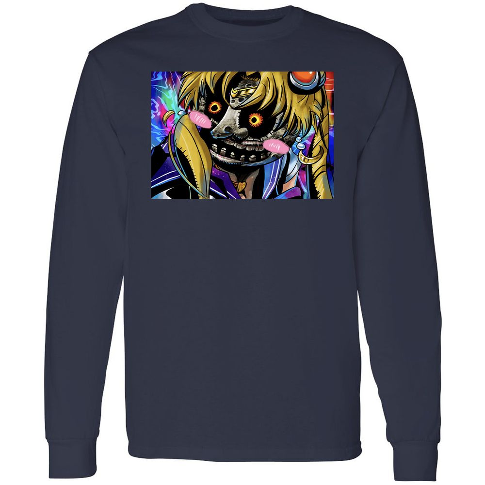 Long Sleeve T-Shirt - VBRMWHJM - Navy - 2