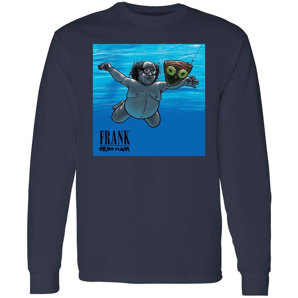 Long Sleeve T-Shirt - HRGF5JC3 - Navy - 2