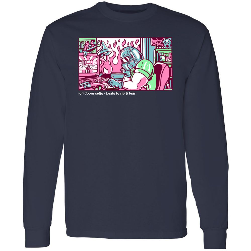 Long Sleeve T-Shirt - 1S1GKGJ8 - Navy - 2
