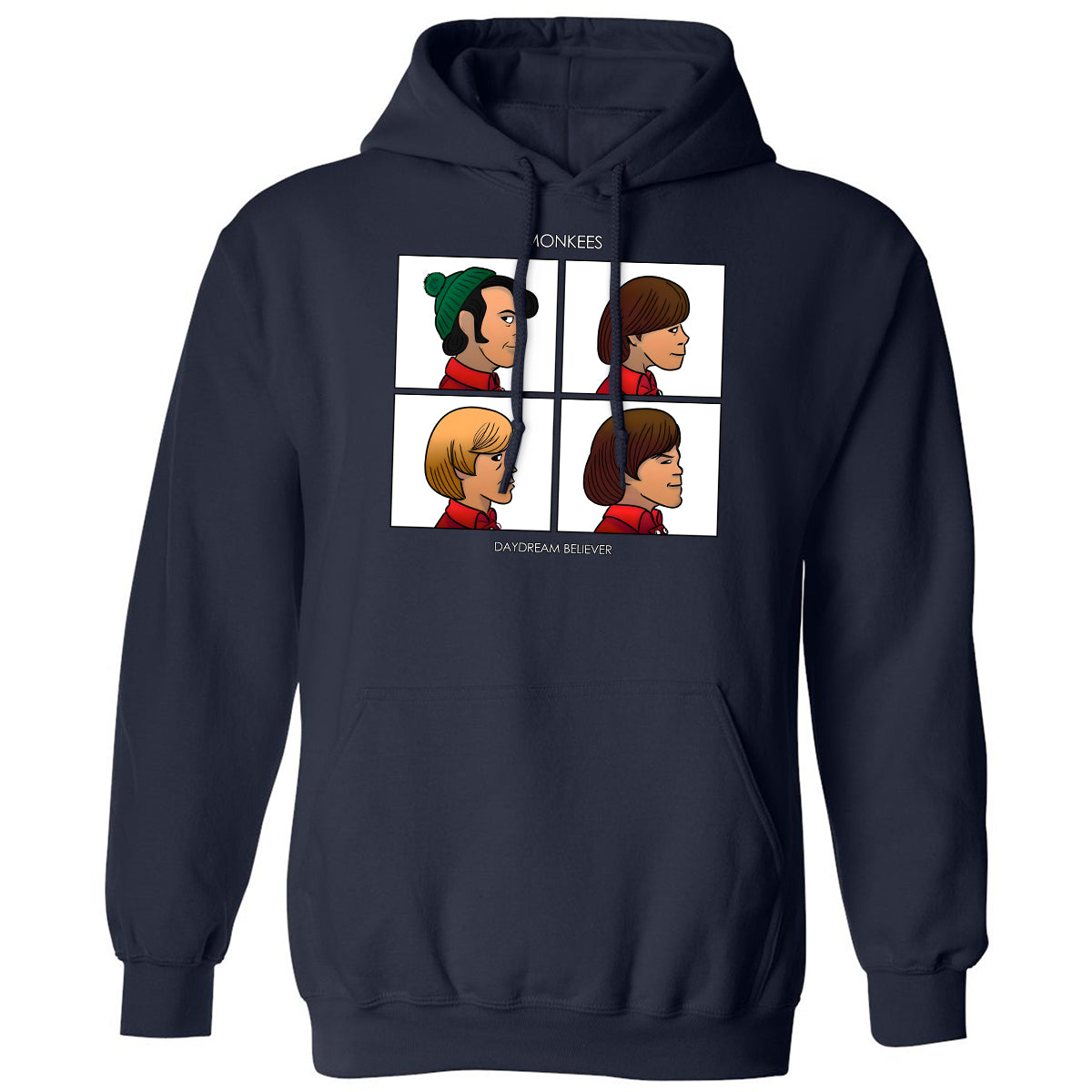 Classic Unisex Hoodie - ZKU4WGHB - Navy - 2