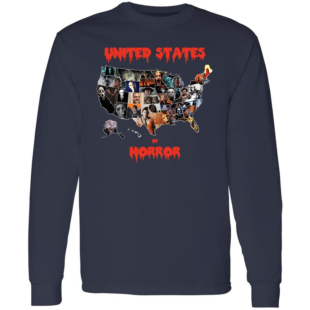 Long Sleeve T-Shirt - BXJ2BKTL - Navy - 2