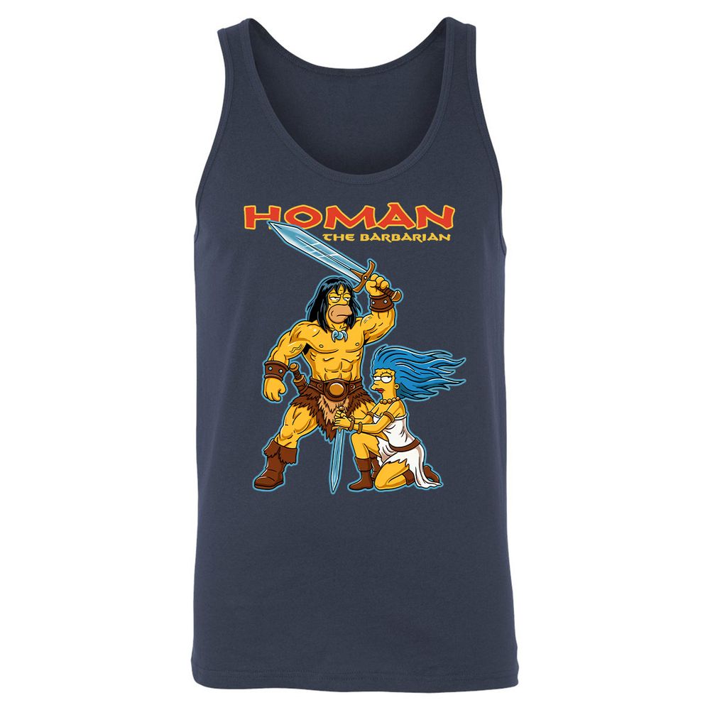 Unisex Jersey Tank - 4MYCKF5C - Navy - 2