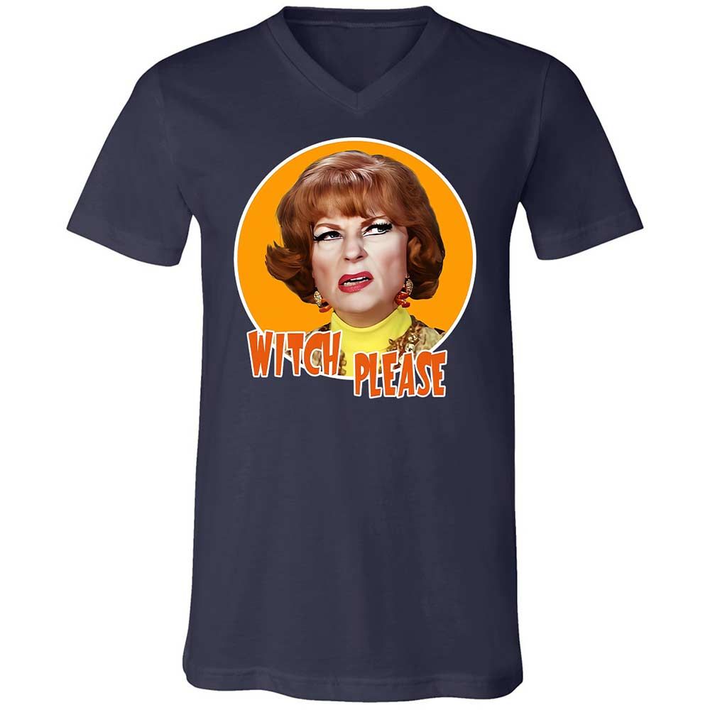 Unisex V-Neck T-Shirt - Y3EJEZ6C - Navy - 2
