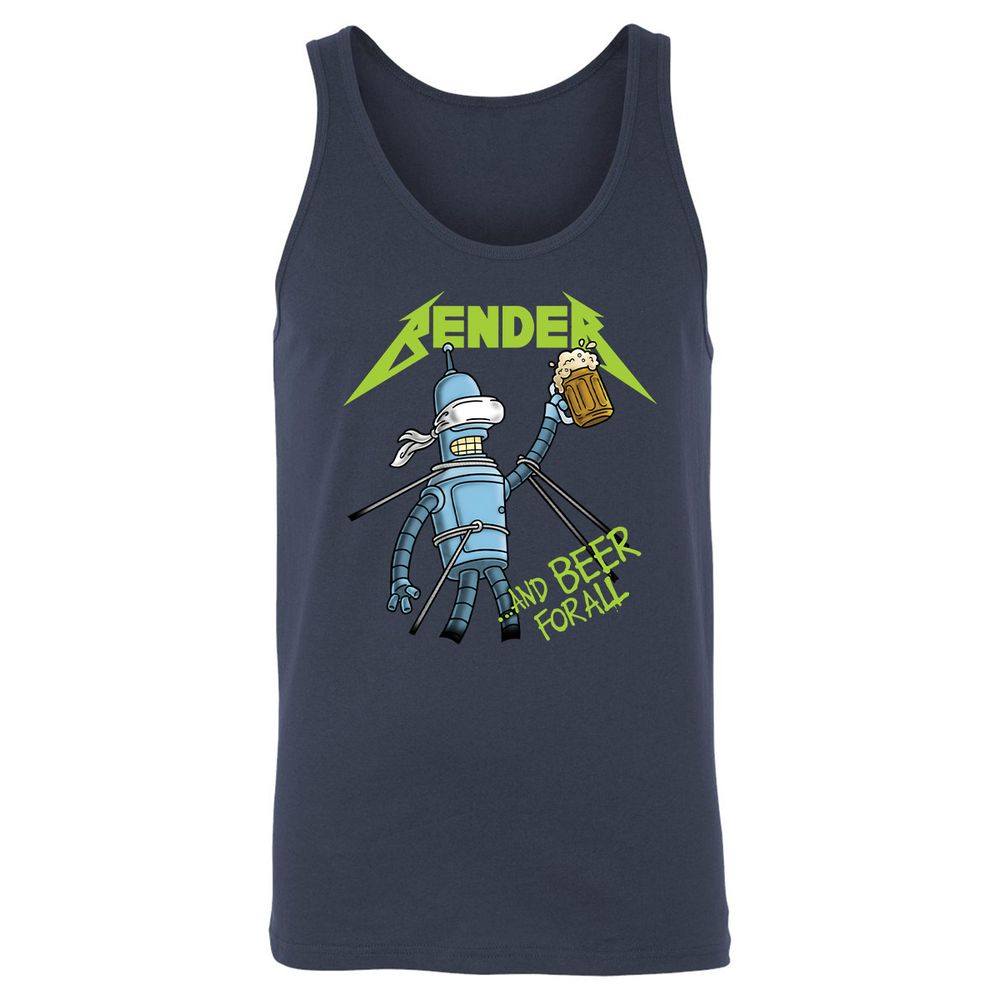 Unisex Jersey Tank - 8VDYQJNN - Navy - 2