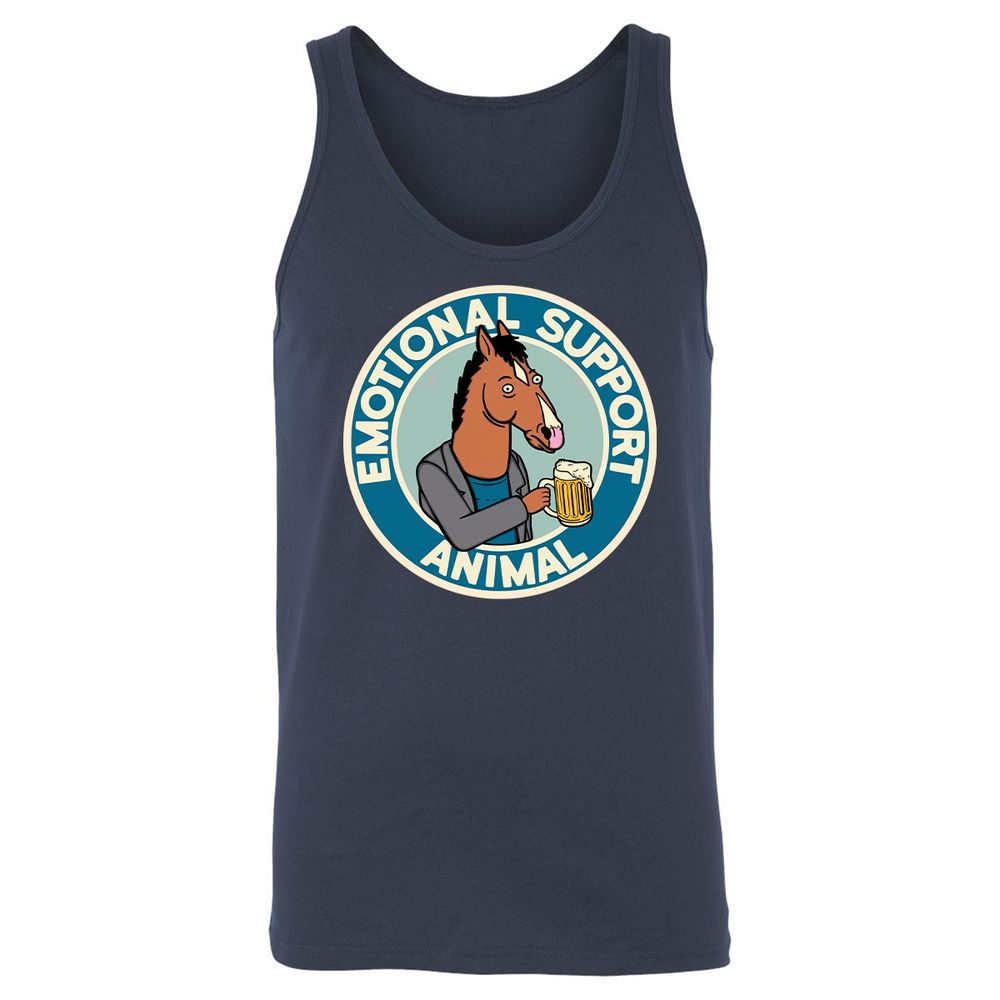 Unisex Jersey Tank - Y1CPJDX2 - Navy - 2