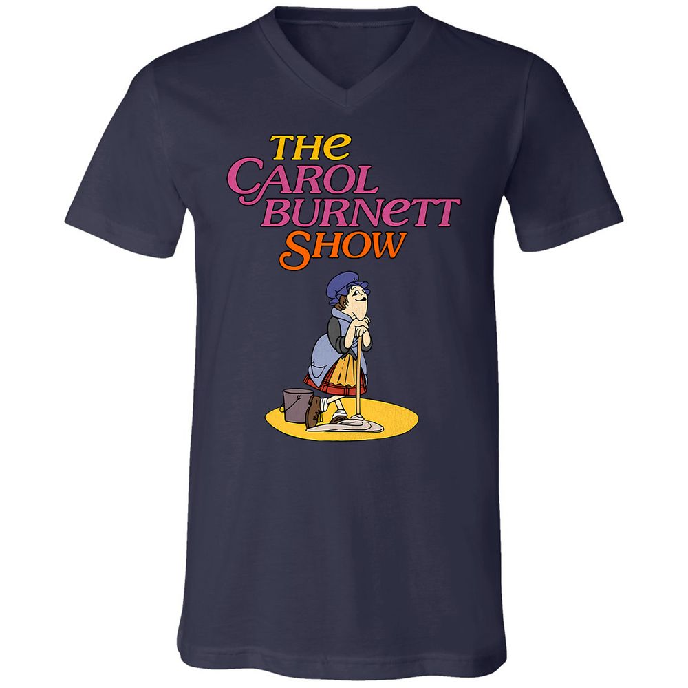 Unisex V-Neck T-Shirt - Z3V1L4M2 - Navy - 2