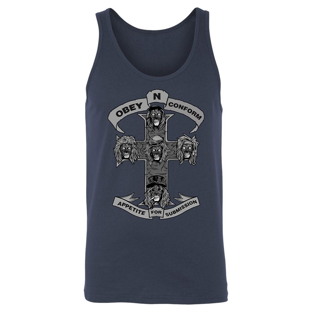 Unisex Jersey Tank - K5X6NM68 - Navy - 2