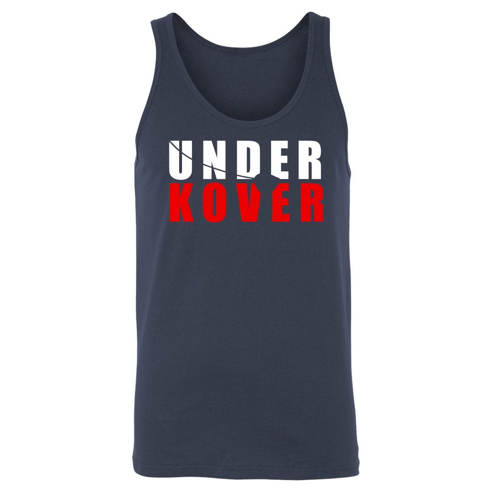 Unisex Jersey Tank - YEYJKCDE - Navy - 2