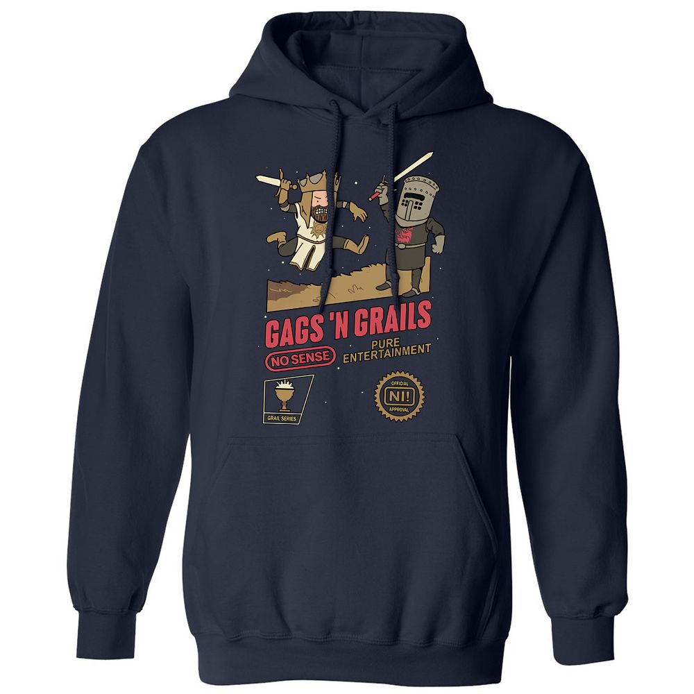 Classic Unisex Hoodie - X4DBB9YK - Navy - 2