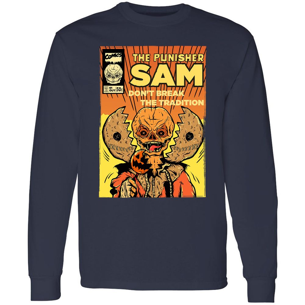 Long Sleeve T-Shirt - Q6KUEE53 - Navy - 2