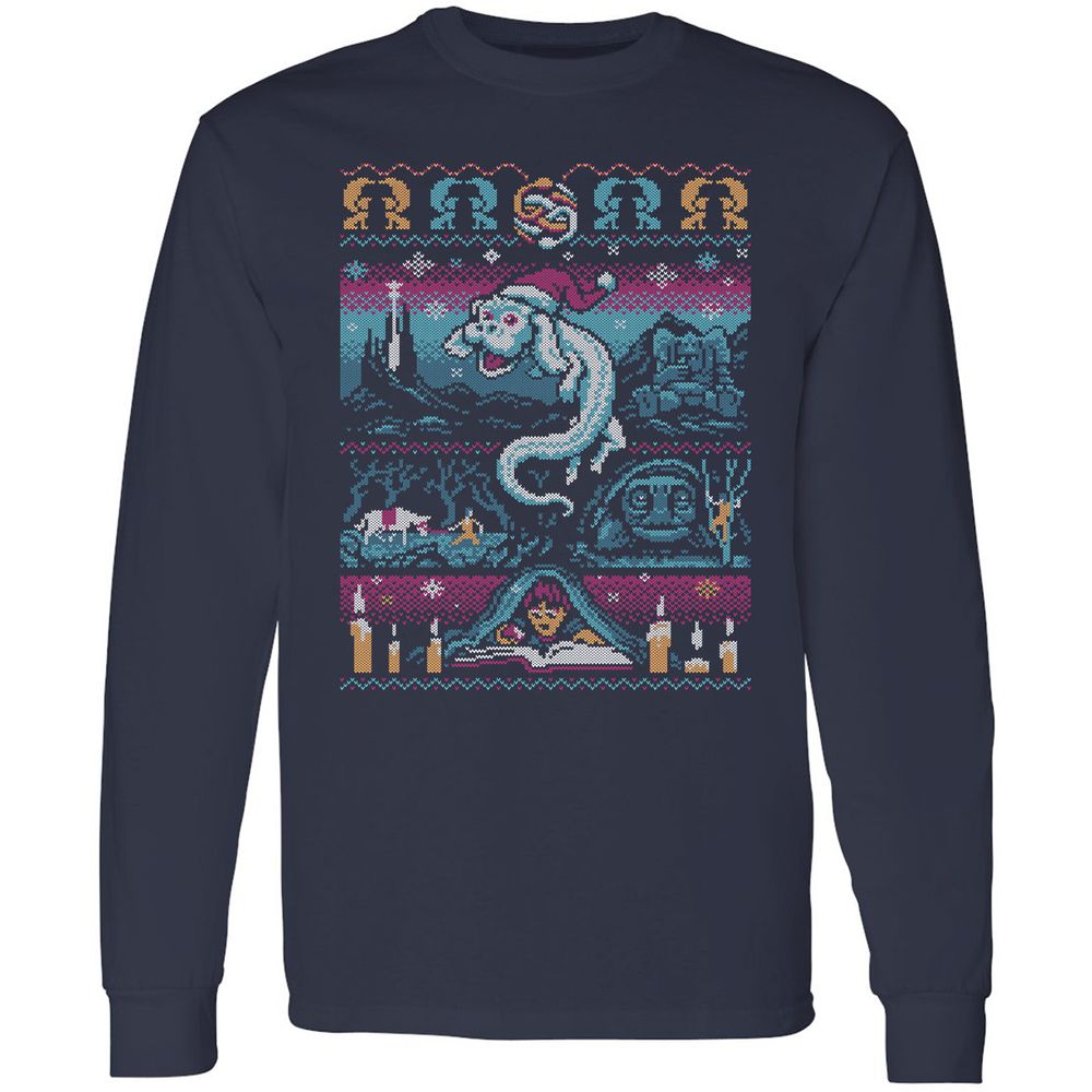 Long Sleeve T-Shirt - 2L1JP73Y - Navy - 2
