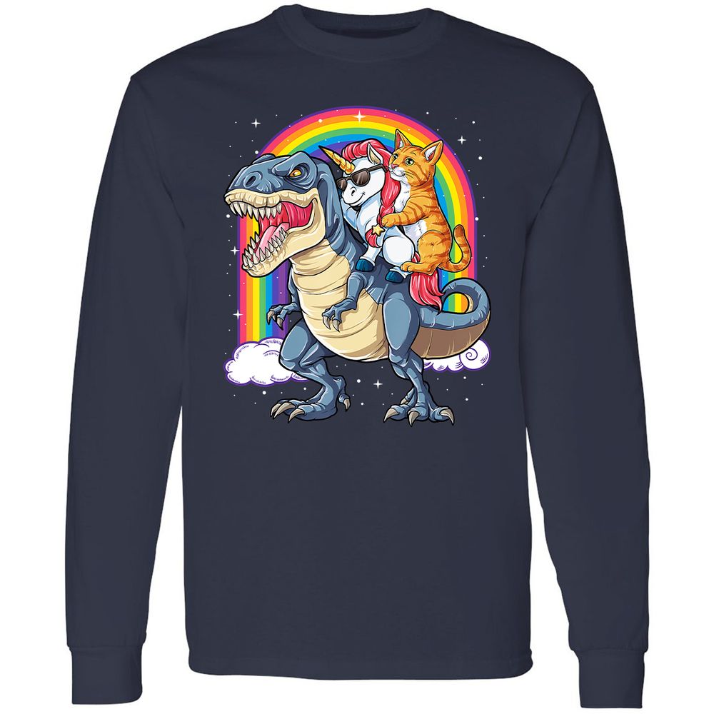 Long Sleeve T-Shirt - 2PU4YCMT - Navy - 2