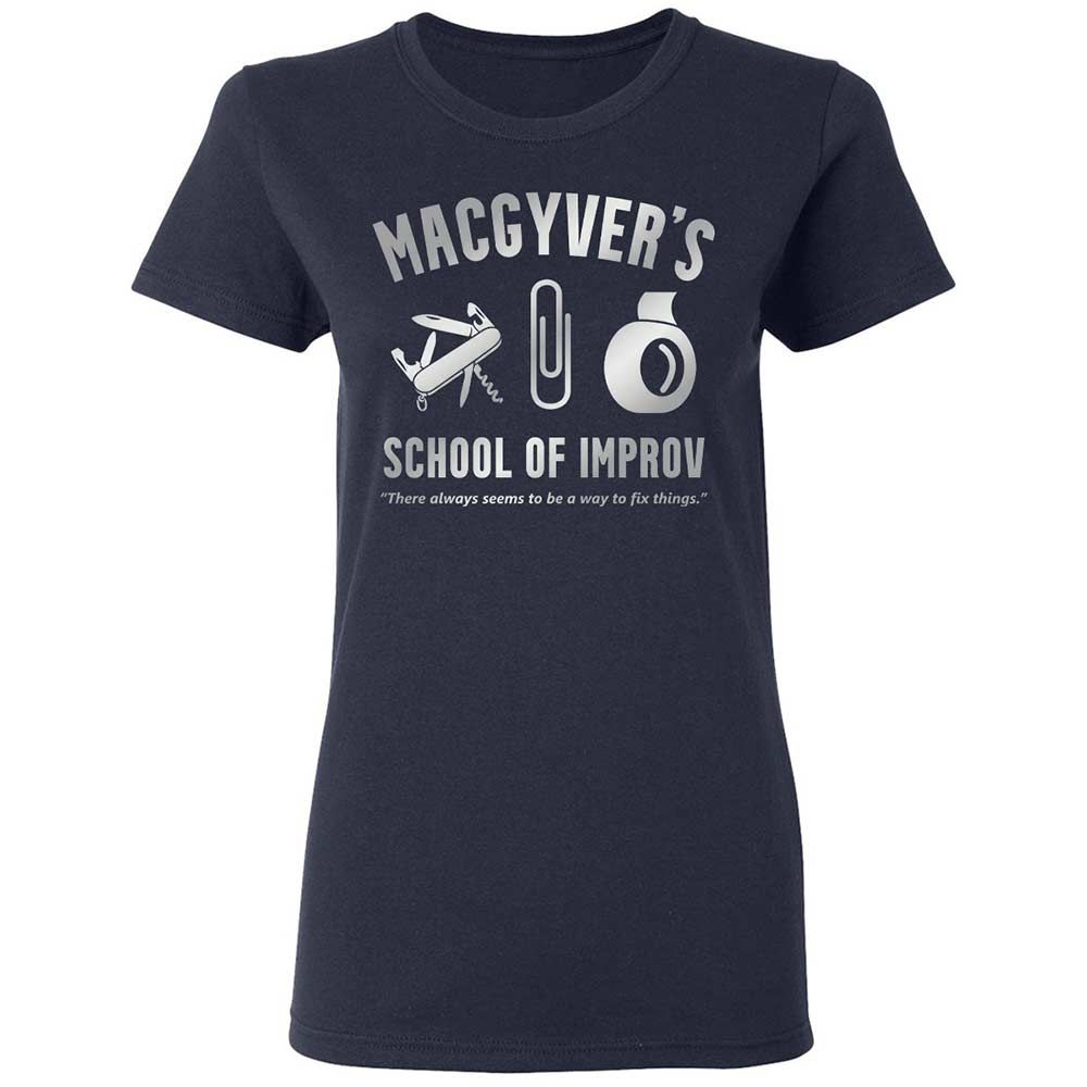 Women's T-Shirt - UEH5DKUQ - Navy - 2