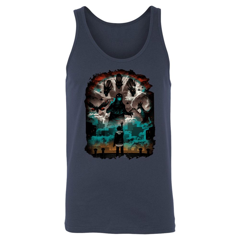 Unisex Jersey Tank - GD8Q72KK - Navy - 2