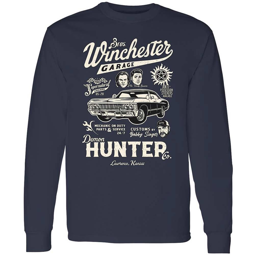 Long Sleeve T-Shirt - KMKAY9SL - Navy - 2
