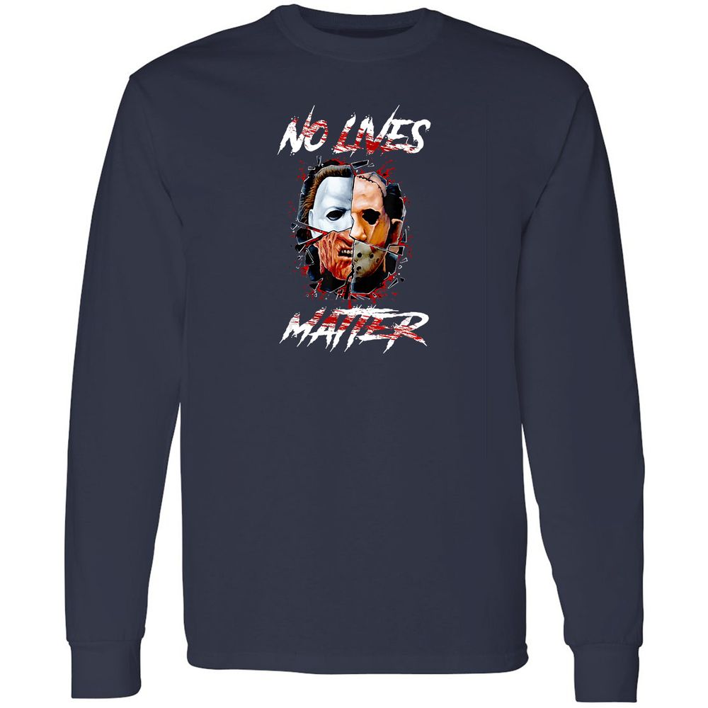 Long Sleeve T-Shirt - MD987JVH - Navy - 2