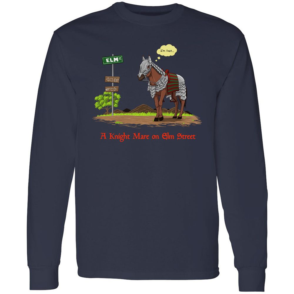 Long Sleeve T-Shirt - ZKMQQMWW - Navy - 2