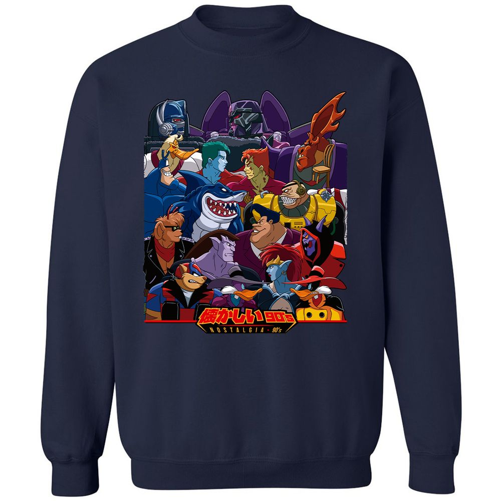 Classic Unisex Sweatshirt - XBR3Y7AW - Navy - 2