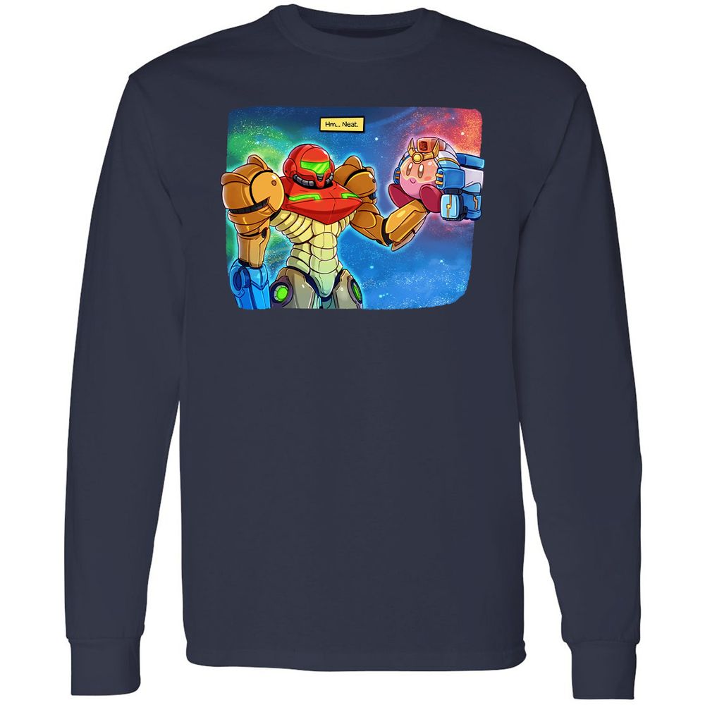 Long Sleeve T-Shirt - DEN214MQ - Navy - 2