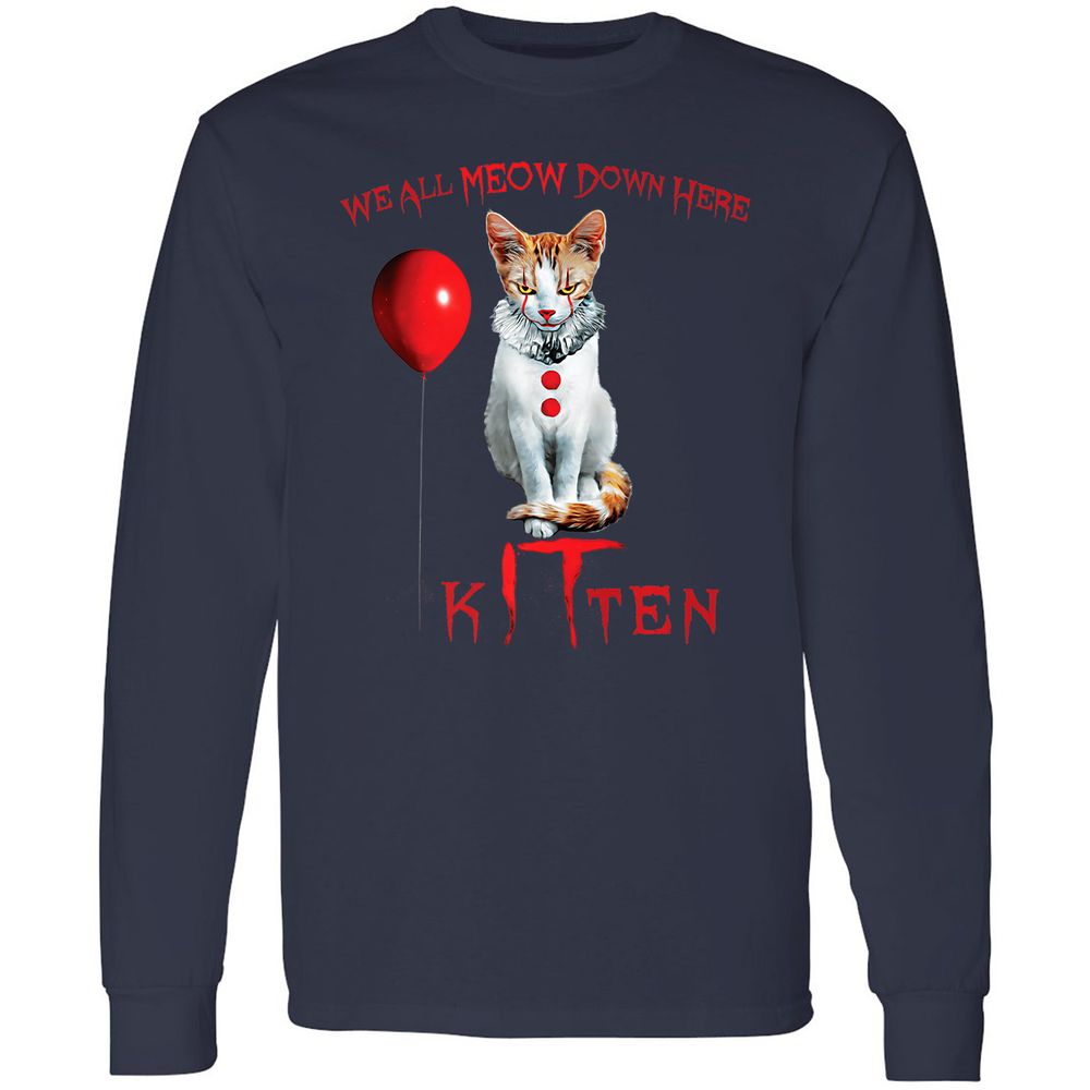 Long Sleeve T-Shirt - KL8PFMJG - Navy - 2