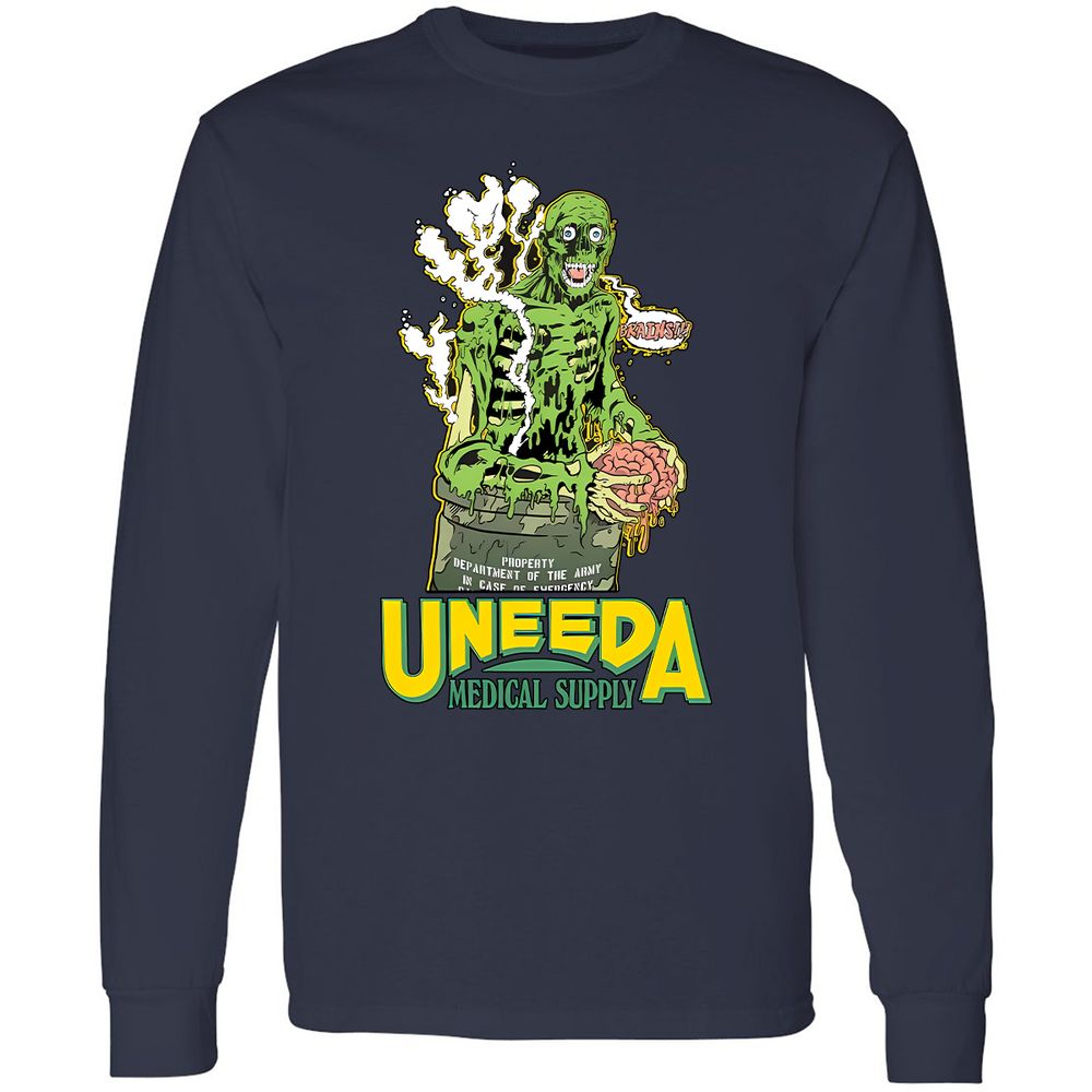 Long Sleeve T-Shirt - F67PURP9 - Navy - 2