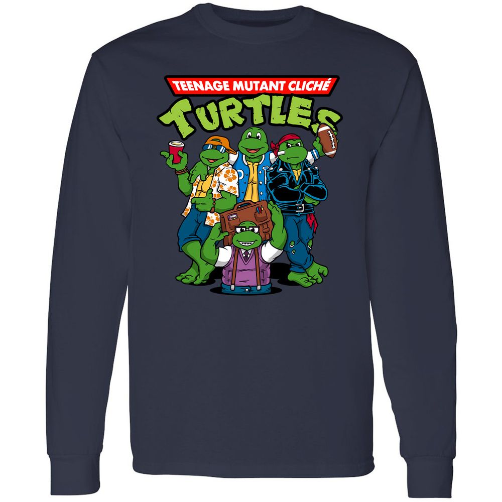 Long Sleeve T-Shirt - YN1NP9Q9 - Navy - 2