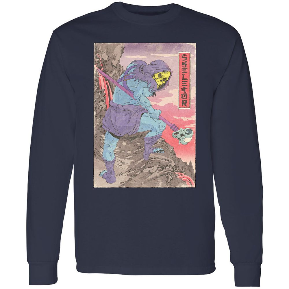 Long Sleeve T-Shirt - GWNTJHEJ - Navy - 2