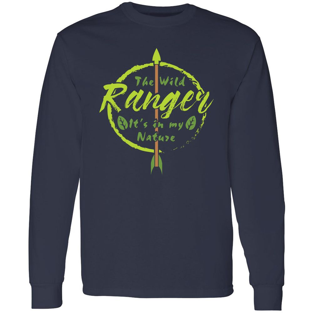 Long Sleeve T-Shirt - 88SDVR33 - Navy - 2