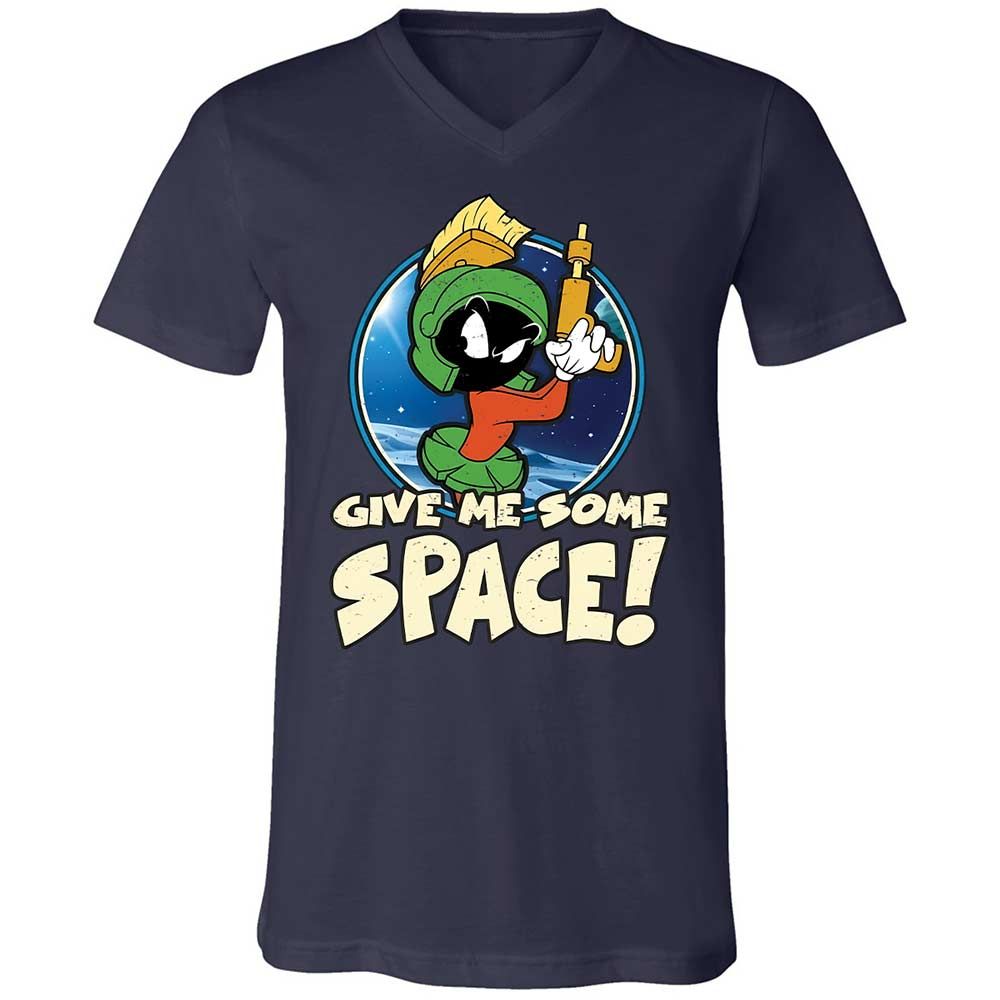 Unisex V-Neck T-Shirt - X87EEDQ6 - Navy - 2