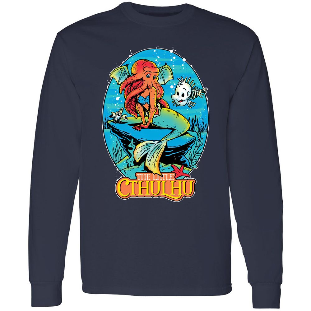 Long Sleeve T-Shirt - TQNR2KMW - Navy - 2