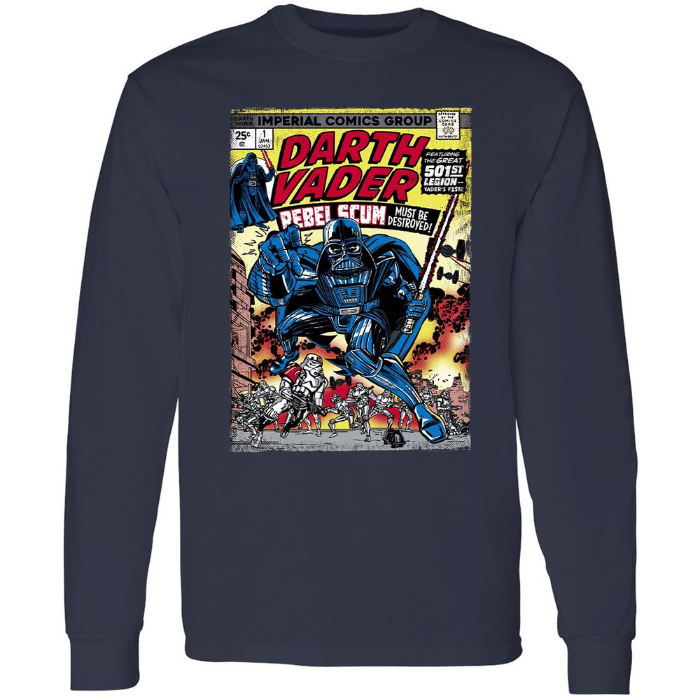 Long Sleeve T-Shirt - YBEEUHWB - Navy - 2