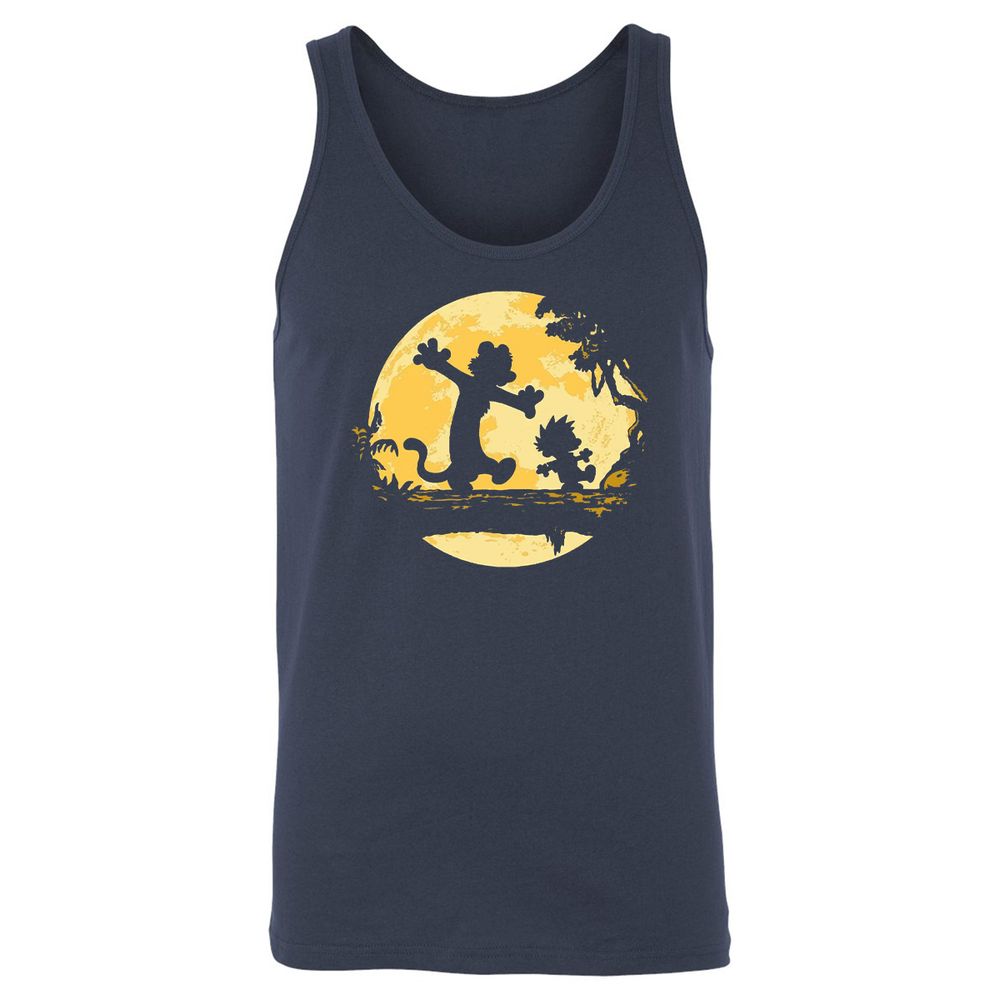 Unisex Jersey Tank - CAQSWRPX - Navy - 2