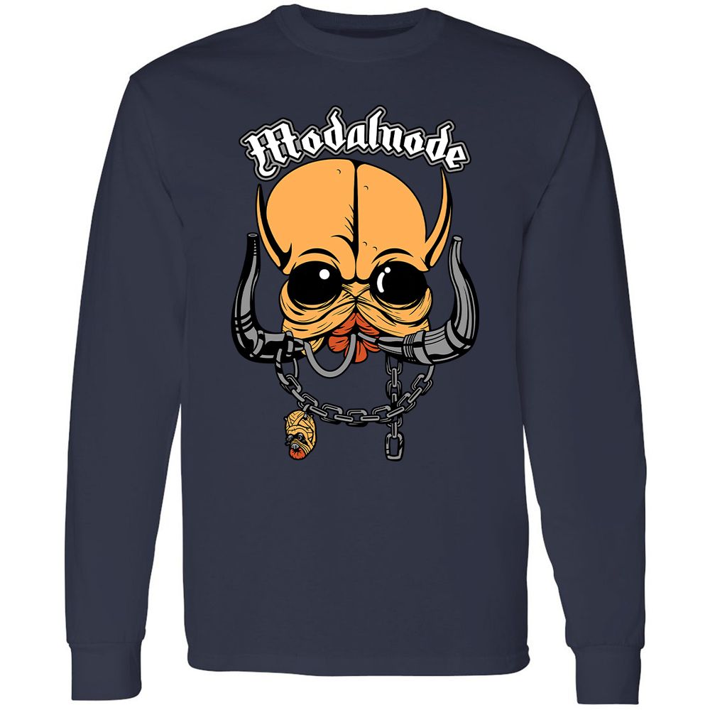 Long Sleeve T-Shirt - QEL6RL58 - Navy - 2