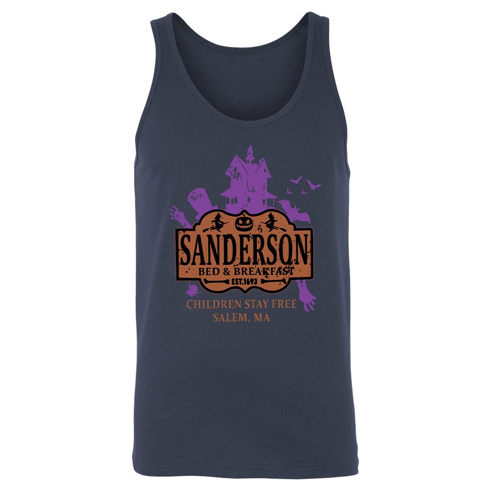 Unisex Jersey Tank - 5DMZSS7G - Navy - 2