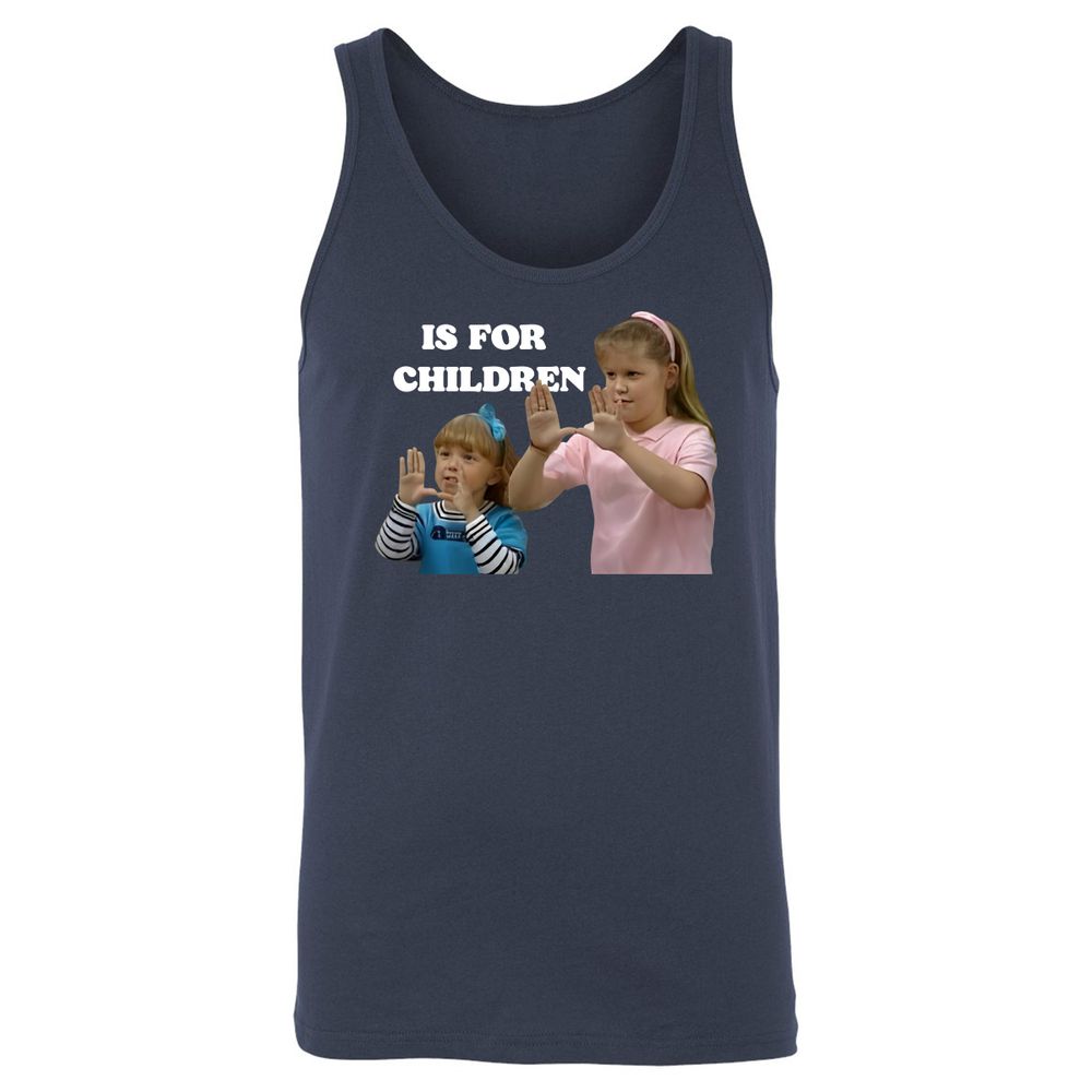 Unisex Jersey Tank - RUL9MVFM - Navy - 2