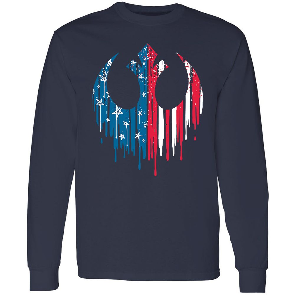 Long Sleeve T-Shirt - 5AWGL3DC - Navy - 2