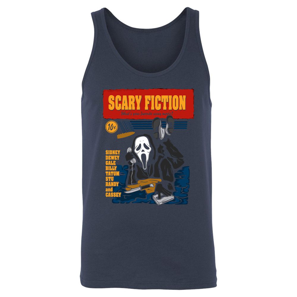 Unisex Jersey Tank - KVYMYXBL - Navy - 2