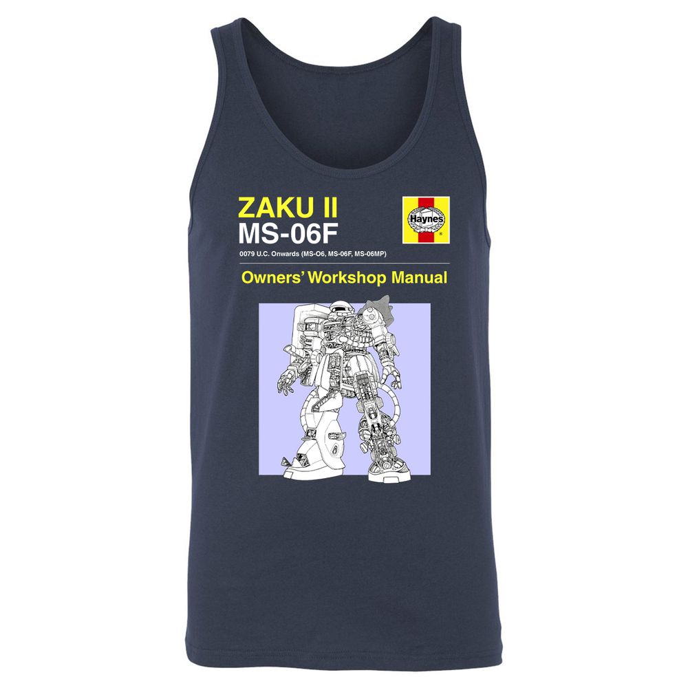 Unisex Jersey Tank - GN7HL18Q - Navy - 2