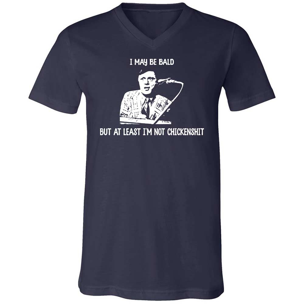 Unisex V-Neck T-Shirt - 4UFTVSXE - Navy - 2