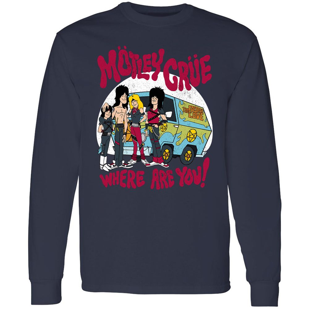 Long Sleeve T-Shirt - 3WZZFF77 - Navy - 2