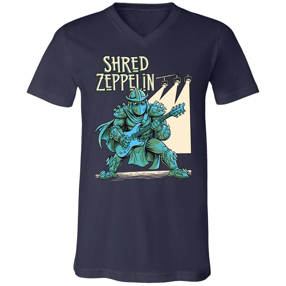 Unisex V-Neck T-Shirt - ZDRYM5PZ - Navy - 2