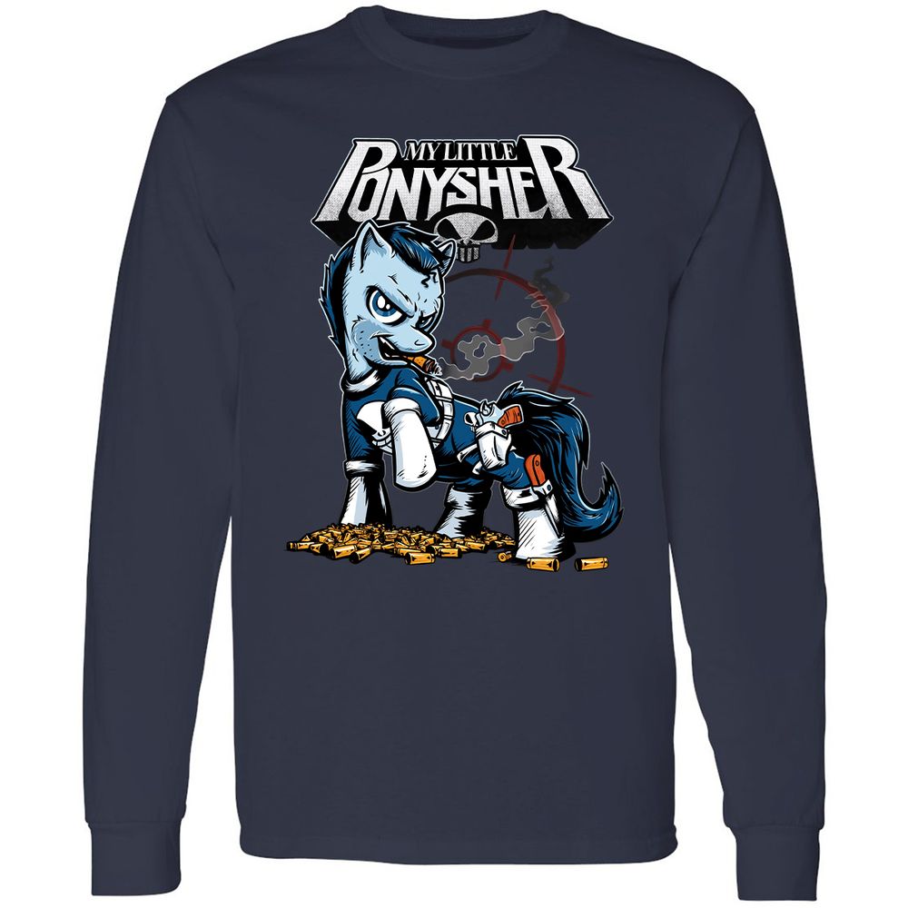 Long Sleeve T-Shirt - CB3EJ9YZ - Navy - 2