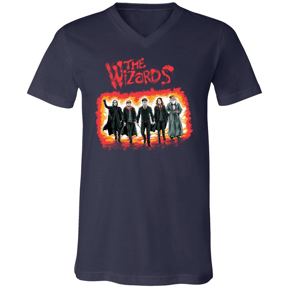 Unisex V-Neck T-Shirt - UUWE1FSK - Navy - 2