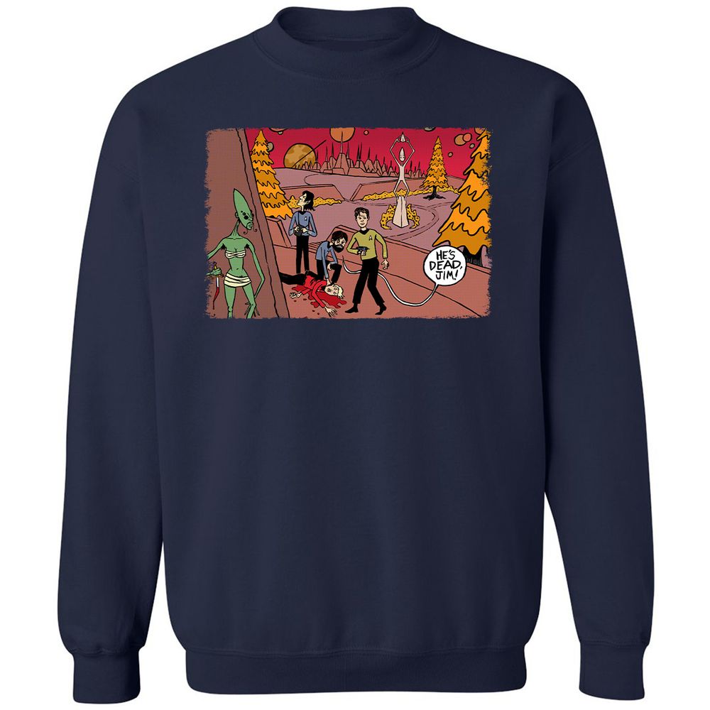 Classic Unisex Sweatshirt - 1XHBAAFB - Navy - 2