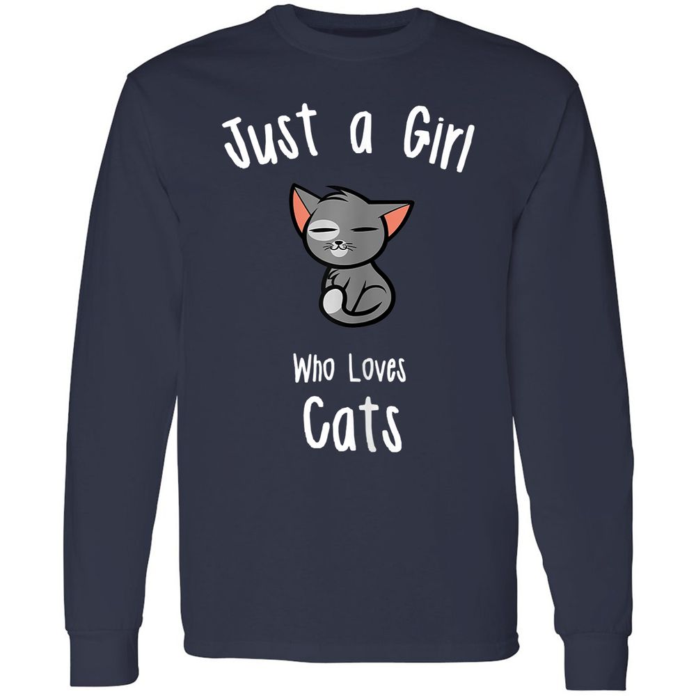 Long Sleeve T-Shirt - 9A41ZTF7 - Navy - 2