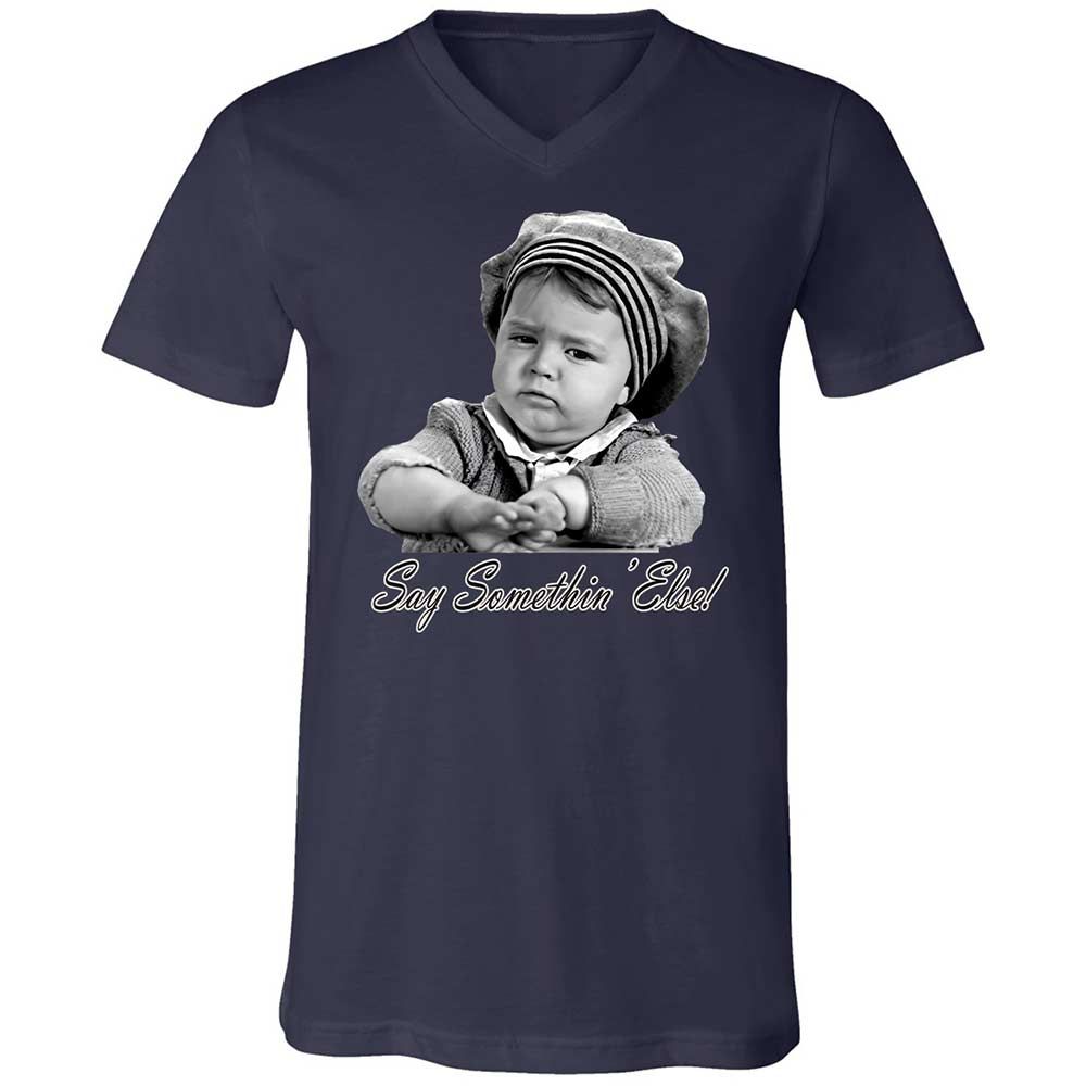 Unisex V-Neck T-Shirt - JNEKELRB - Navy - 2