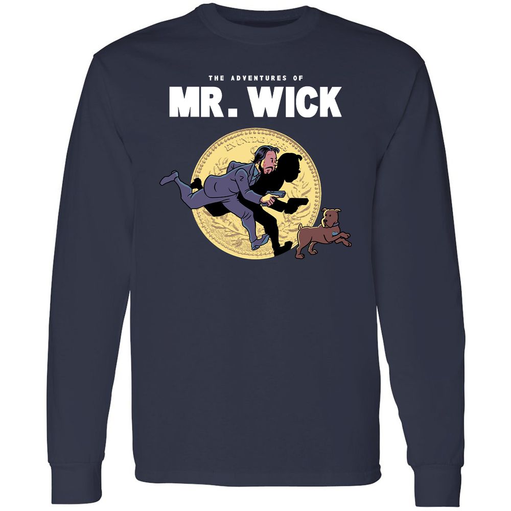 Long Sleeve T-Shirt - MJ137SXU - Navy - 2