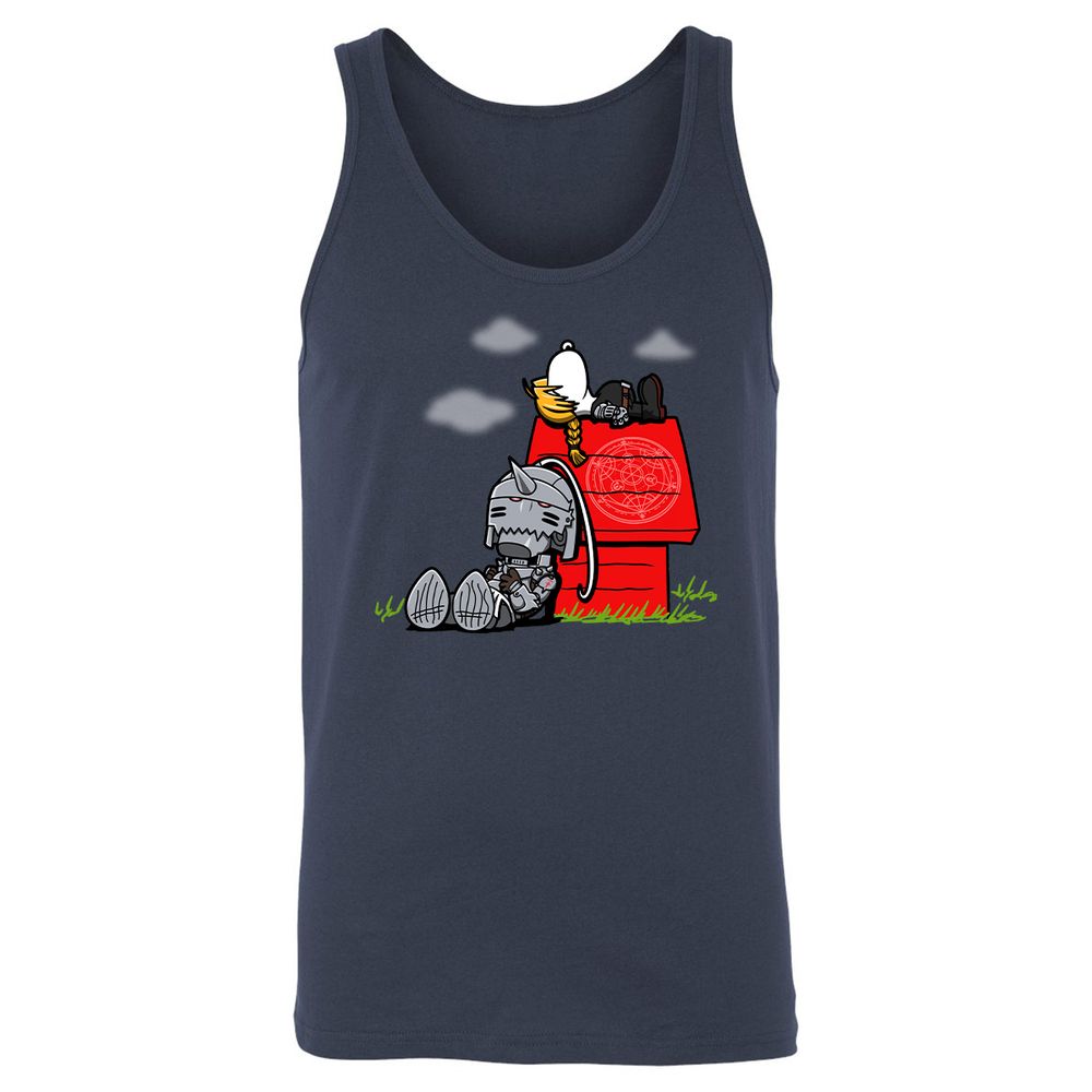 Unisex Jersey Tank - Y83L7DNK - Navy - 2