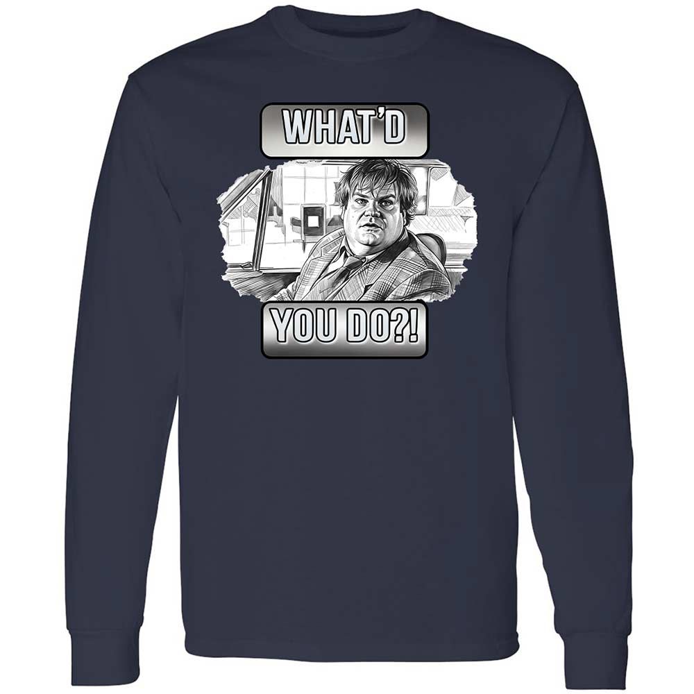 Long Sleeve T-Shirt - LAK42LZW - Navy - 2
