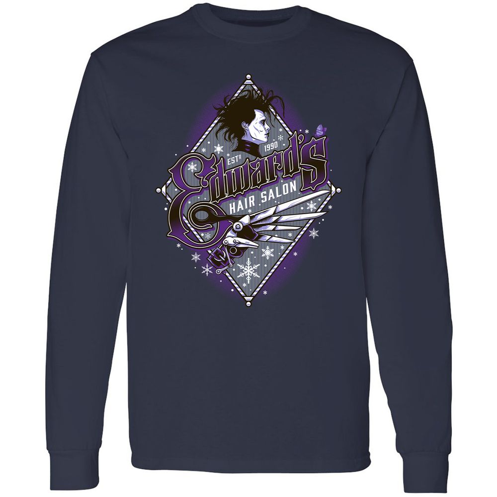 Long Sleeve T-Shirt - 29B3MA17 - Navy - 2
